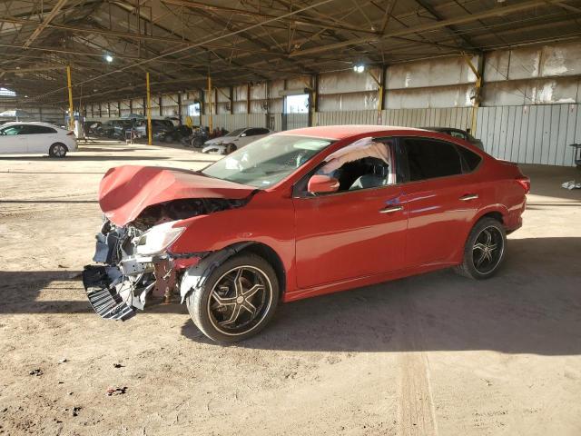 3N1AB7AP3KY292841 - 2019 NISSAN SENTRA S RED photo 1