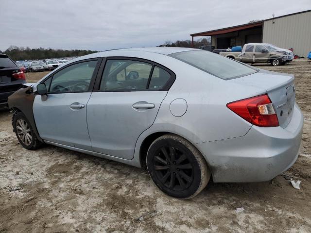 2HGFB2F85CH553970 - 2012 HONDA CIVIC EX SILVER photo 2