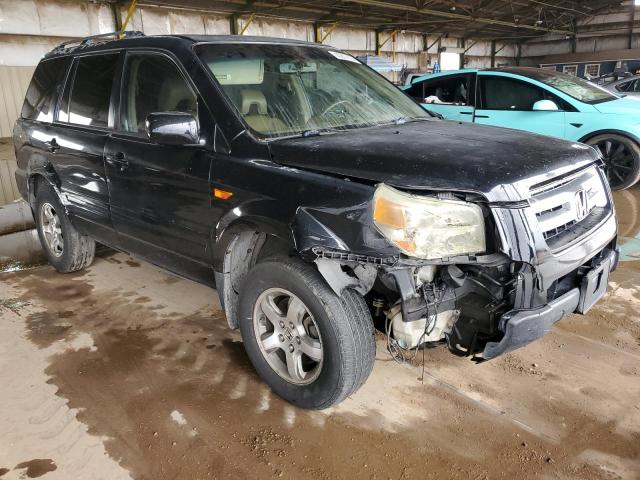 5FNYF28576B025517 - 2006 HONDA PILOT EX BLACK photo 4