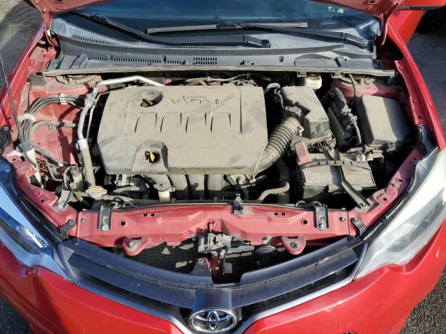 2T1BURHE7GC603822 - 2016 TOYOTA COROLLA L RED photo 11