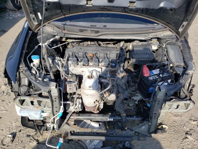 19XFB2F93DE005695 - 2013 HONDA CIVIC EXL შავი ფოტო 11