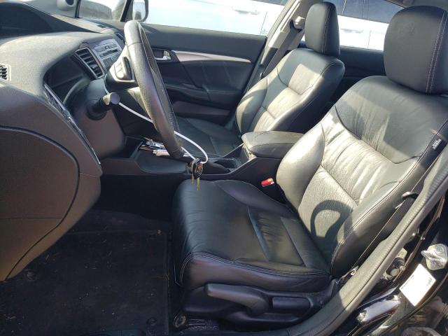 19XFB2F93DE005695 - 2013 HONDA CIVIC EXL შავი ფოტო 7