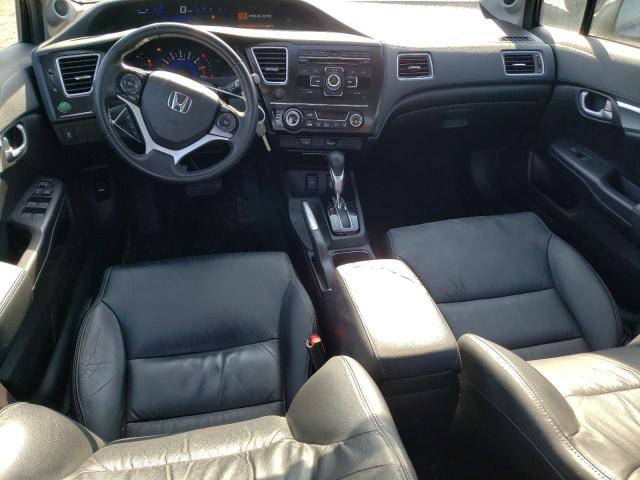 19XFB2F93DE005695 - 2013 HONDA CIVIC EXL შავი ფოტო 8