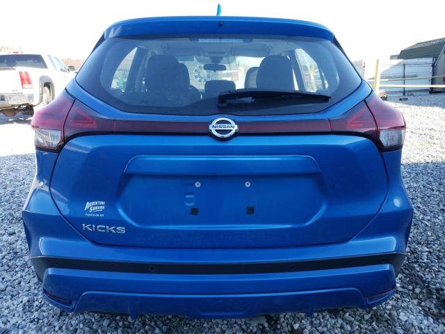 3N1CP5BV7ML552637 - 2021 NISSAN KICKS S BLUE photo 6