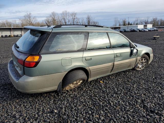 4S3BH806X37658344 - 2003 SUBARU LEGACY OUTBACK H6 3.0 LL BEAN TEAL photo 3