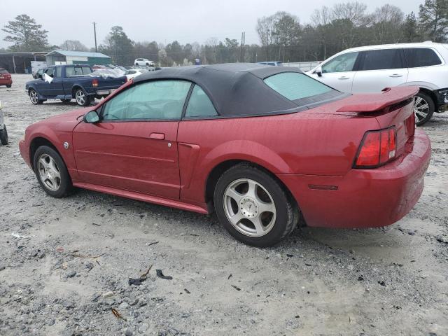 1FAFP44674F192019 - 2004 FORD MUSTANG RED photo 2