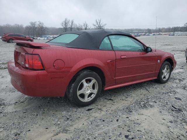 1FAFP44674F192019 - 2004 FORD MUSTANG RED photo 3