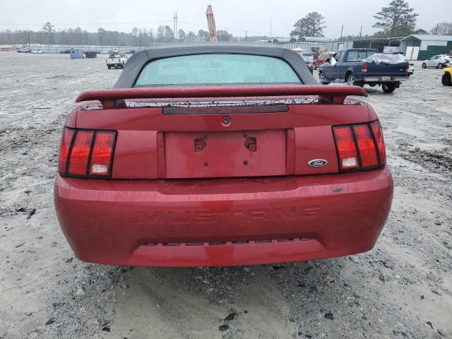 1FAFP44674F192019 - 2004 FORD MUSTANG RED photo 6