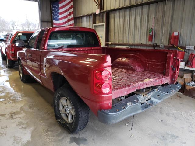 1D7HE22K29S771789 - 2009 DODGE DAKOTA ST RED photo 3