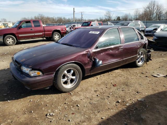 1G1BL52P4TR139404 - 1996 CHEVROLET CAPR/IMPAL BURGUNDY photo 1