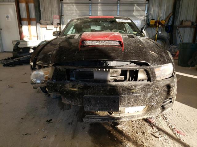 1ZVBP8AN1A5178823 - 2010 FORD MUSTANG BLACK photo 5