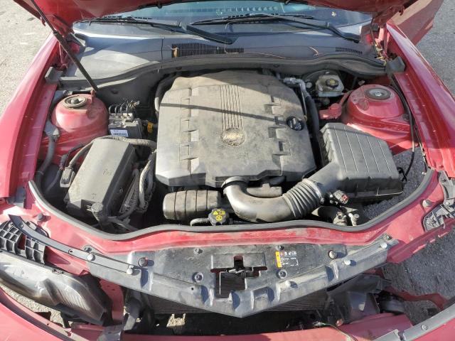 2G1FC1E39D9232546 - 2013 CHEVROLET CAMARO LT RED photo 11