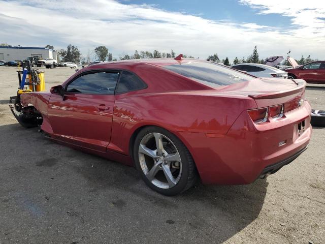 2G1FC1E39D9232546 - 2013 CHEVROLET CAMARO LT RED photo 2