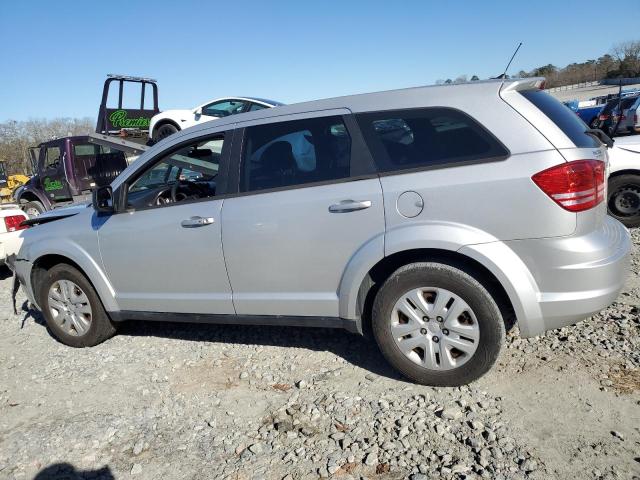 3C4PDCAB0ET277374 - 2014 DODGE JOURNEY SE SILVER photo 2