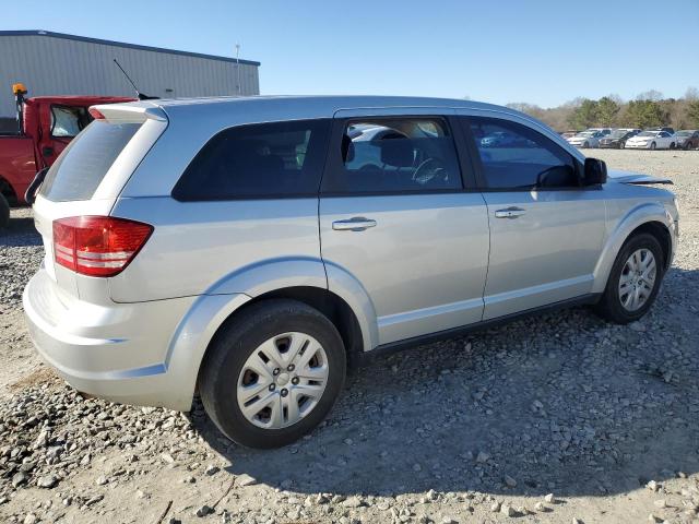 3C4PDCAB0ET277374 - 2014 DODGE JOURNEY SE SILVER photo 3