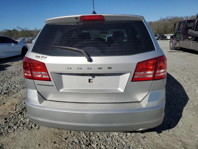 3C4PDCAB0ET277374 - 2014 DODGE JOURNEY SE SILVER photo 6