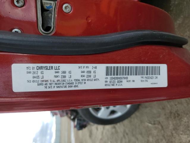 1B3HB28BX8D678498 - 2008 DODGE CALIBER RED photo 13