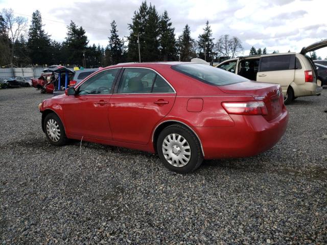 4T1BE46K87U169384 - 2007 TOYOTA CAMRY CE RED photo 2