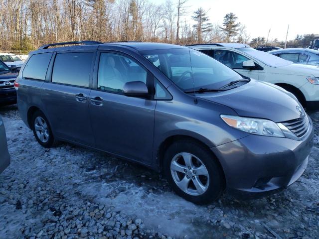 5TDJK3DC1DS051742 - 2013 TOYOTA SIENNA LE GRAY photo 4