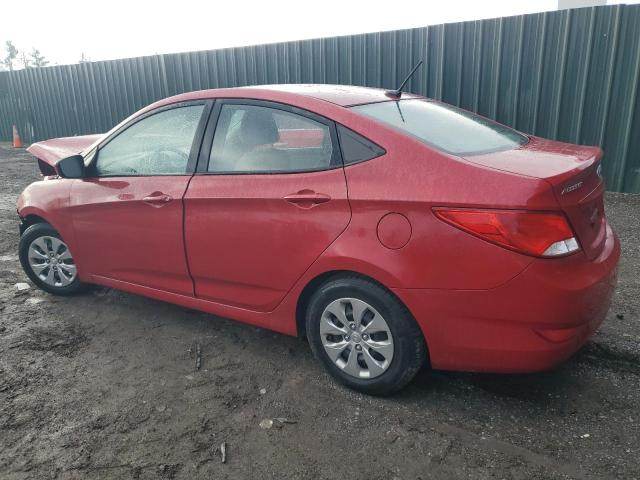 KMHCT4AE7HU308322 - 2017 HYUNDAI ACCENT SE RED photo 2