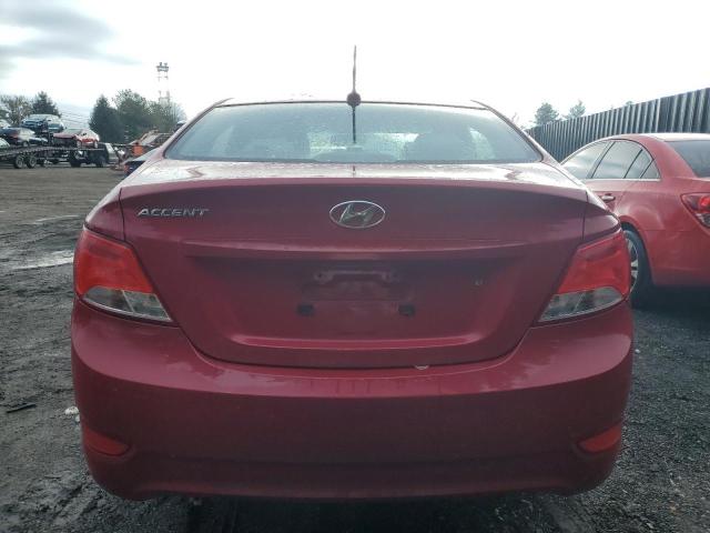 KMHCT4AE7HU308322 - 2017 HYUNDAI ACCENT SE RED photo 6