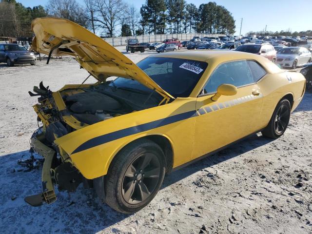 2C3CDZAG0HH501564 - 2017 DODGE CHALLENGER SXT YELLOW photo 1