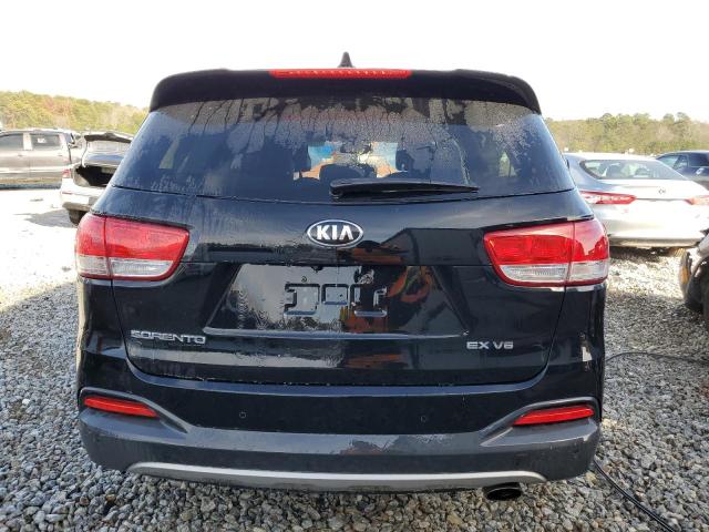 5XYPHDA51HG223792 - 2017 KIA SORENTO EX BLACK photo 6