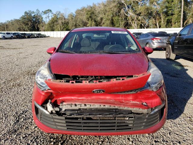 KNADM4A34H6115695 - 2017 KIA RIO LX RED photo 5