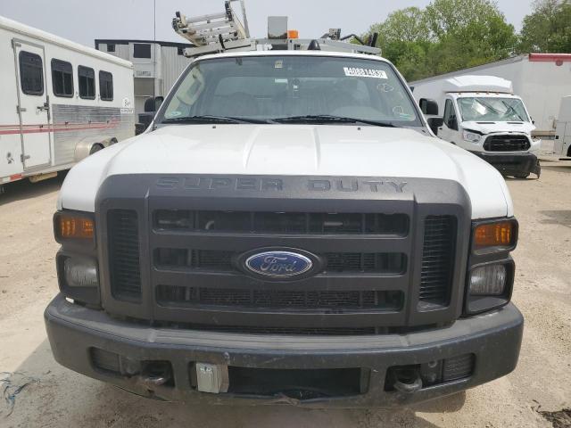 1FDSF30508EC23007 - 2008 FORD F350 SRW SUPER DUTY WHITE photo 5