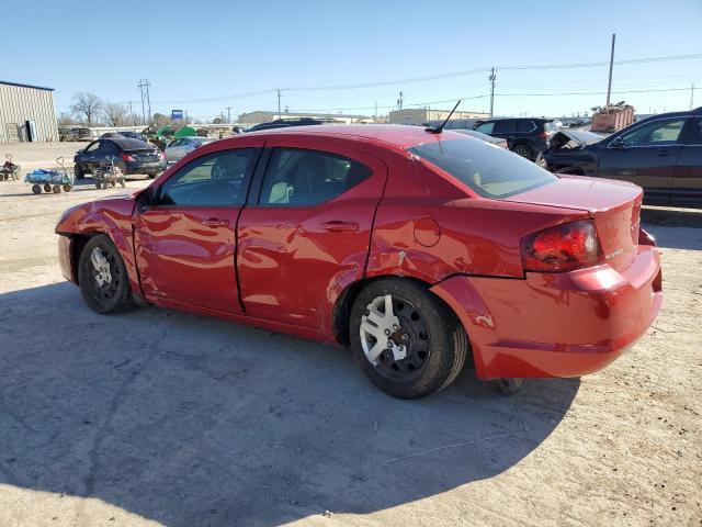 1C3CDZAB4DN637492 - 2013 DODGE AVENGER SE RED photo 2