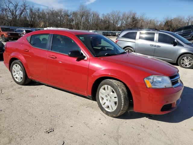 1C3CDZAB4DN637492 - 2013 DODGE AVENGER SE RED photo 4