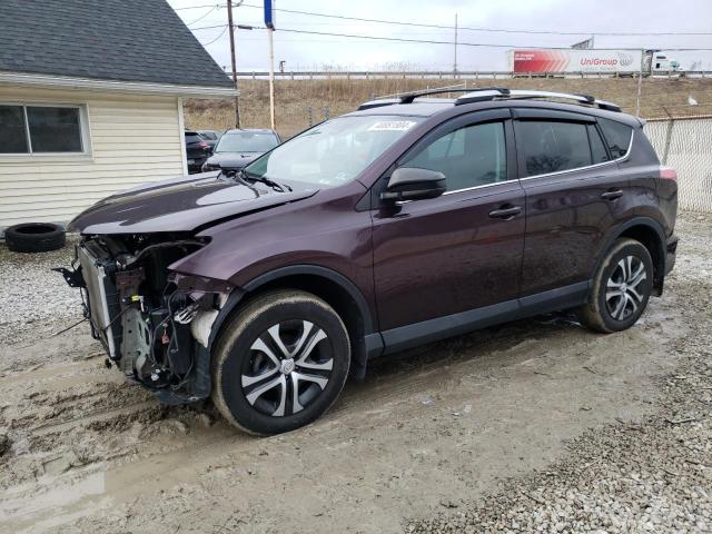 2T3BFREV0JW756571 - 2018 TOYOTA RAV4 LE PURPLE photo 1