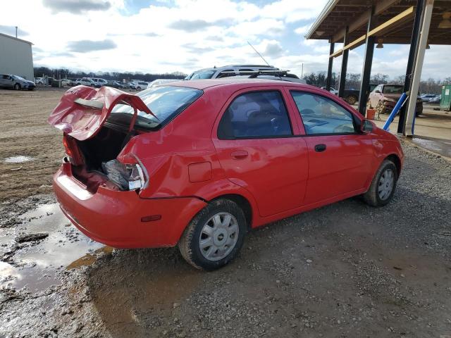 KL1TJ52674B170785 - 2004 CHEVROLET AVEO LS RED photo 3