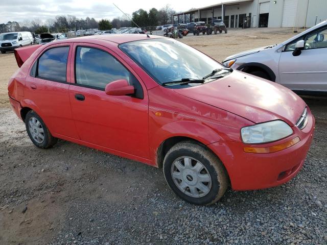 KL1TJ52674B170785 - 2004 CHEVROLET AVEO LS RED photo 4