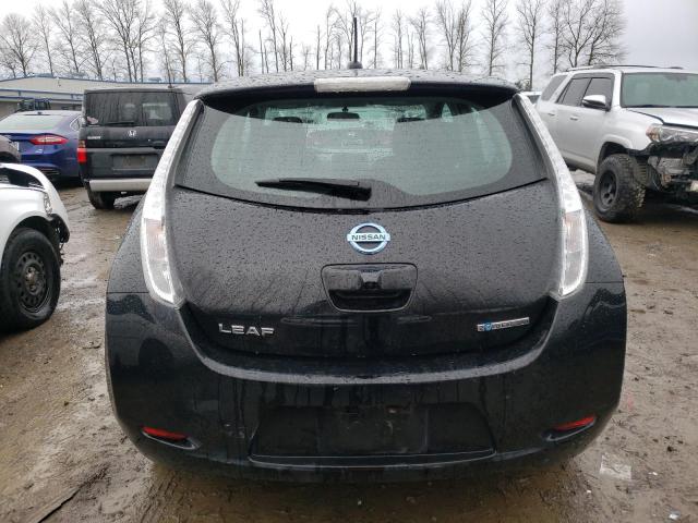 1N4AZ0CP3FC311132 - 2015 NISSAN LEAF S BLACK photo 6