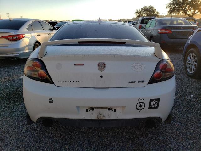 KMHHN66F27U241365 - 2007 HYUNDAI TIBURON GT WHITE photo 6