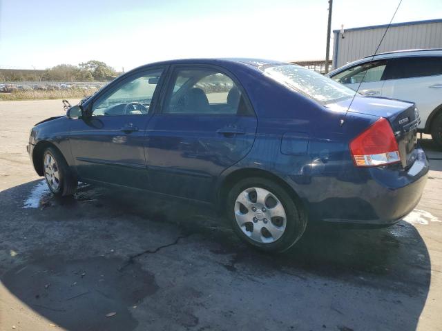 KNAFE121485535352 - 2008 KIA SPECTRA EX BLUE photo 2