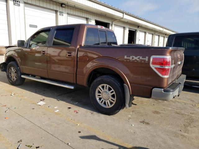 1FTFW1EF7BKD08060 - 2011 FORD F150 SUPERCREW BROWN photo 2