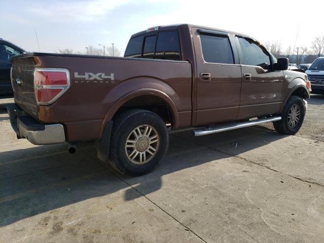 1FTFW1EF7BKD08060 - 2011 FORD F150 SUPERCREW BROWN photo 3