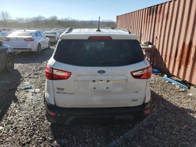 MAJ3S2GE8LC382226 - 2020 FORD ECOSPORT SE WHITE photo 6