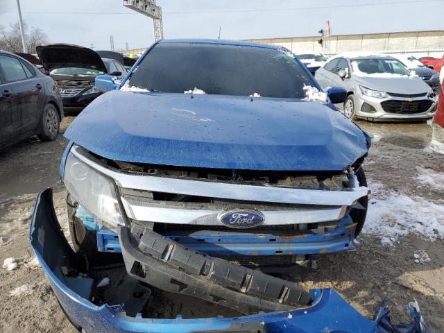 3FAHP0HA4CR321495 - 2012 FORD FUSION SE BLUE photo 5