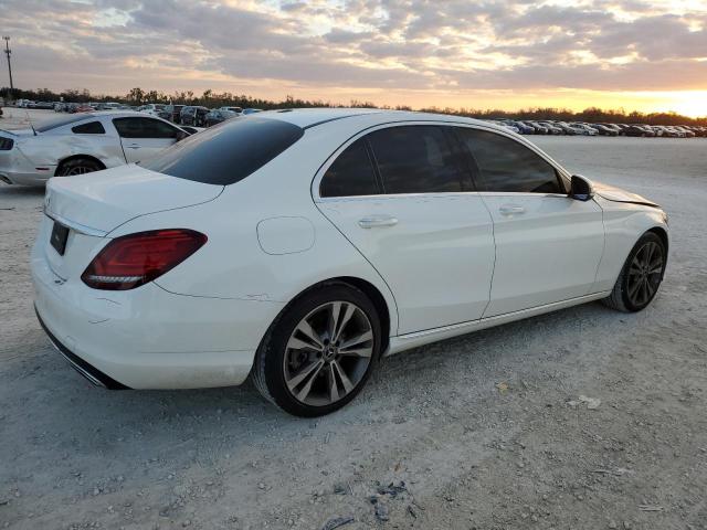 55SWF8DB4KU297280 - 2019 MERCEDES-BENZ C 300 WHITE photo 3