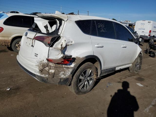 2T3RFREV0HW569551 - 2017 TOYOTA RAV4 XLE WHITE photo 3