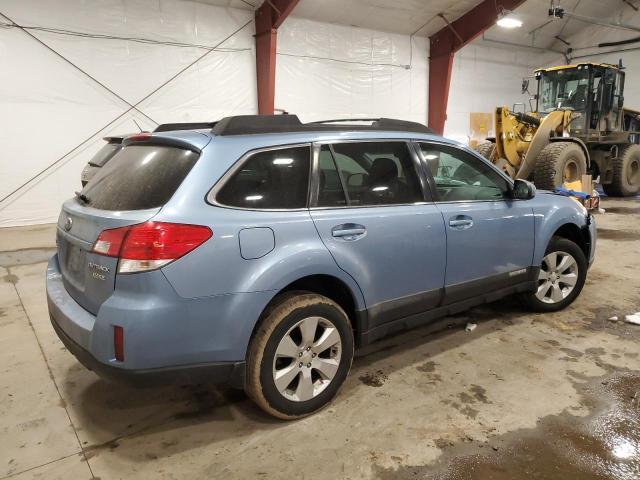 4S4BRBCC3B3360733 - 2011 SUBARU OUTBACK 2.5I PREMIUM BLUE photo 3