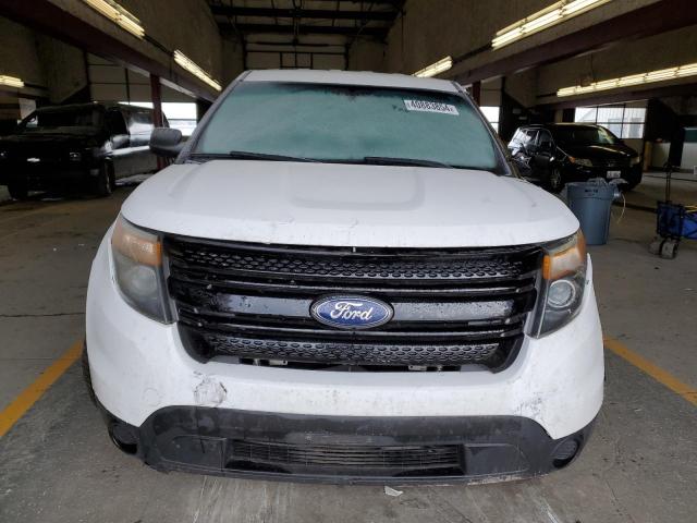 1FM5K8ARXDGA56144 - 2013 FORD EXPLORER POLICE INTERCEPTOR WHITE photo 5