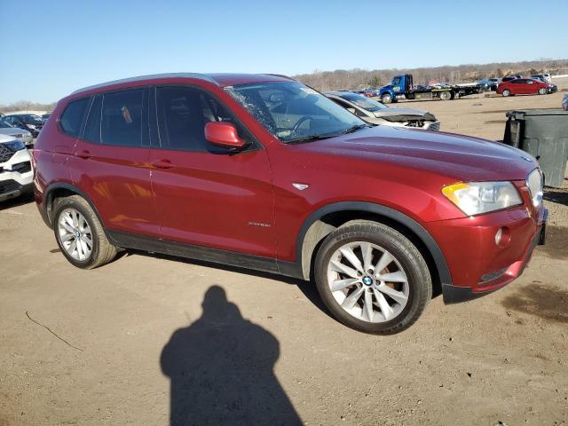 5UXWX9C50E0D33793 - 2014 BMW X3 XDRIVE28I RED photo 4