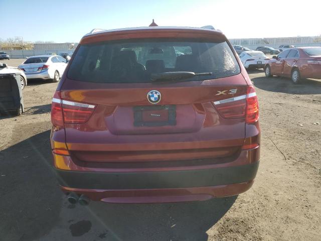 5UXWX9C50E0D33793 - 2014 BMW X3 XDRIVE28I RED photo 6