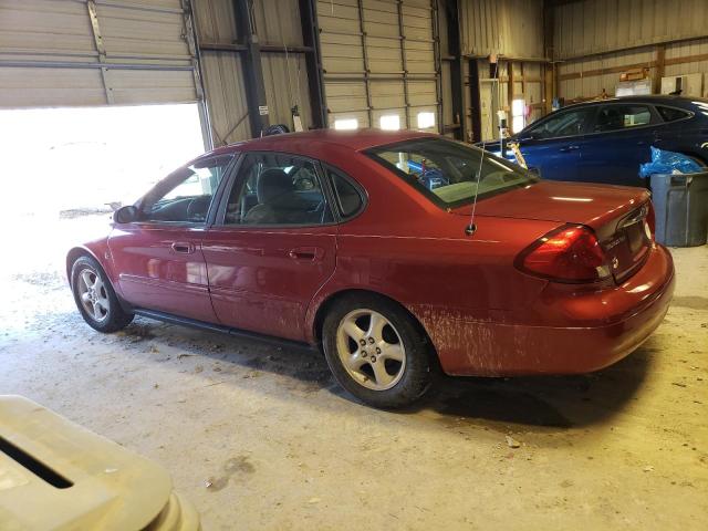 1FAFP55291A282721 - 2001 FORD TAURUS SES RED photo 2