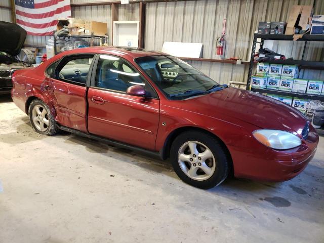 1FAFP55291A282721 - 2001 FORD TAURUS SES RED photo 4