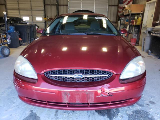 1FAFP55291A282721 - 2001 FORD TAURUS SES RED photo 5